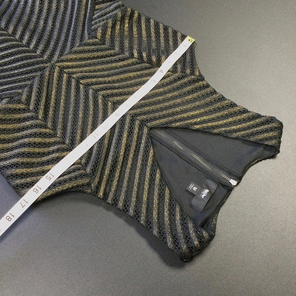 Women's Mossimo Dress Size M Black and Gold - Picture 7 of 11